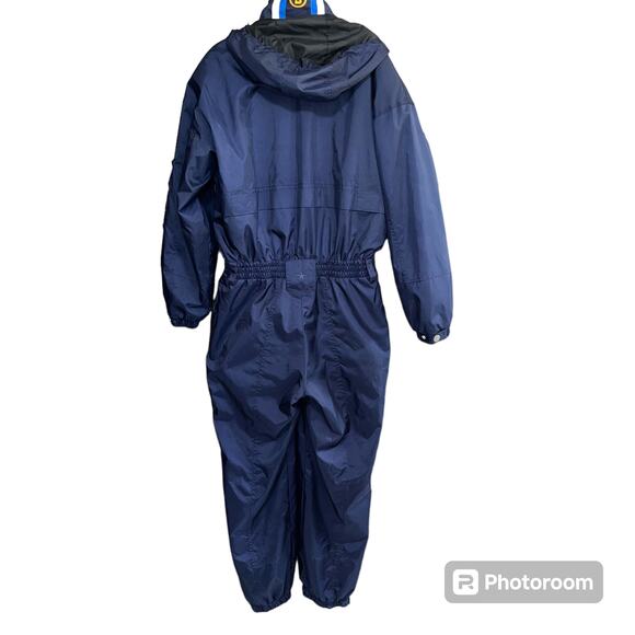 Bogner Active Hooded Ski Snowsuit Navy Wind Water Resistant Microfiber Mens 40 - Picture 6 of 16